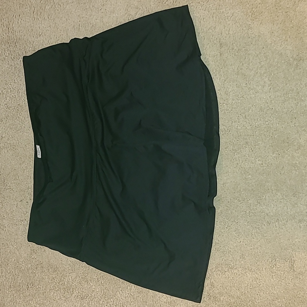 Lands' End Black Swim Skirt